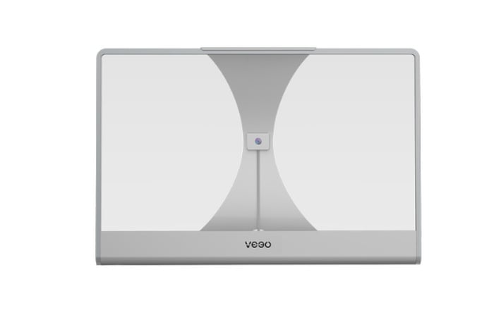camera behind transparent display