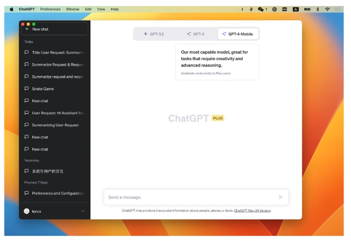 download and install ChatGPT on Mac