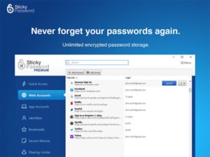 sticky password