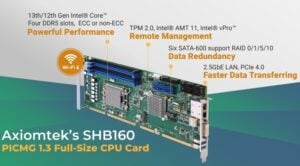 Axiomtek SHB160 PICMG single board computer