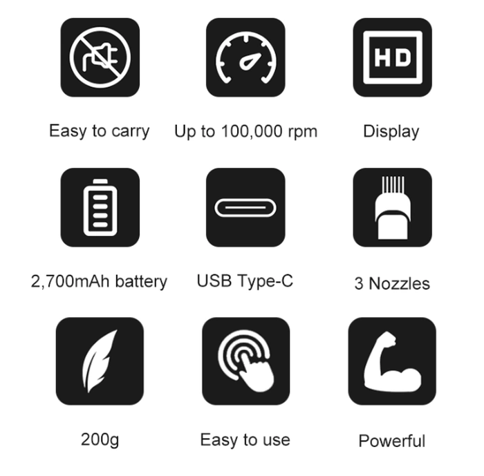 EvoDuster features