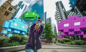 Space Invaders AR game