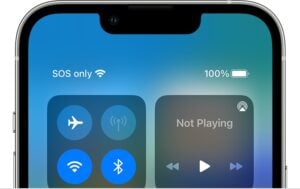 fix iPhone SOS mode