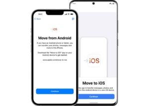 transfer data from Android to iPhone