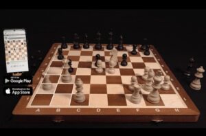 wooden chess set travel folding electronic