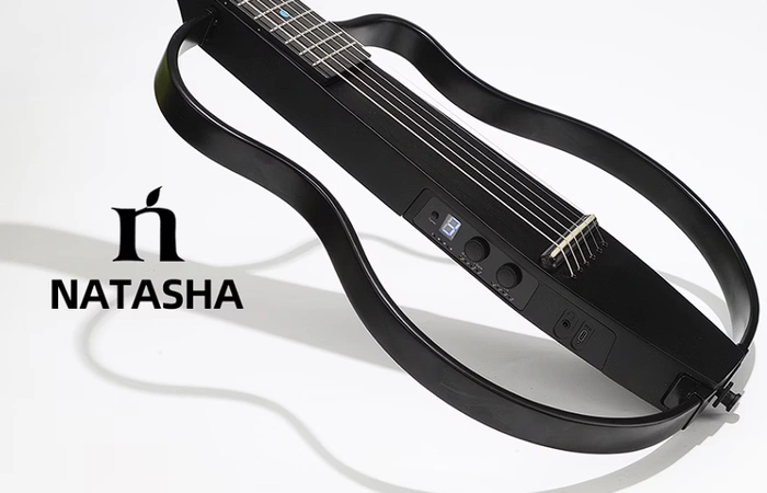 NATASHA Bamboo smart guitar Kickstarter