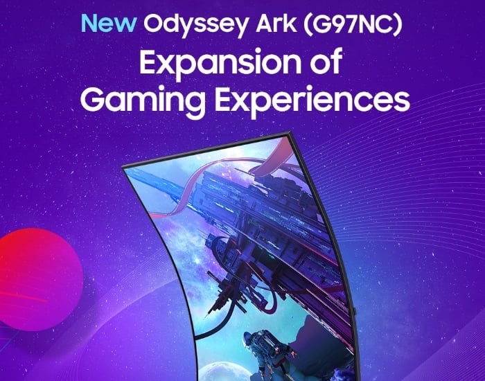 Odyssey Ark The All New Samsung 55" Odyssey Ark Both Monitor And TV In