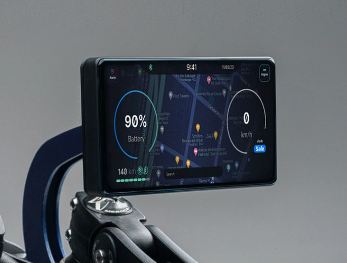 VOOK E-trike electric trike display