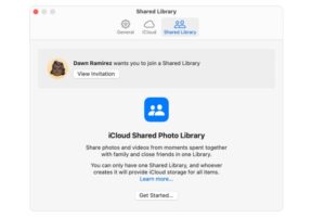 iCloud Shared Photo Library