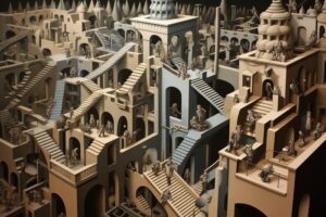 Create mind bending AI art optical illusions with Stable Diffusion