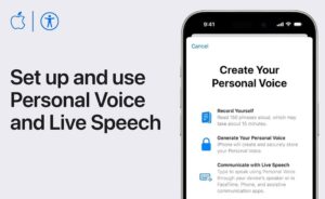 How to use iPhone Personal Voice