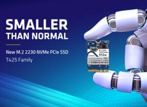 Miniature T425 M.2 2230 NVMe SSD storage