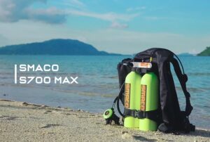 Smaco S700MAX BCD 4L mini scuba tank
