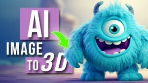 Convert flat AI images into 3D models