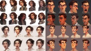 Creating consistent characters with OpenAI DallE 3 AI art generator