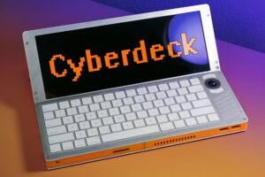 Cyberdeck made from modular Framework PC components