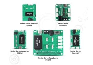 Serial Servo HAT and Raspberry Pi, Arduino expansion boards
