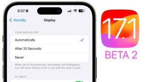 iOS 17.1 beta 2