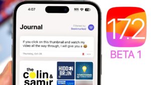 iOS 17.2 beta 1