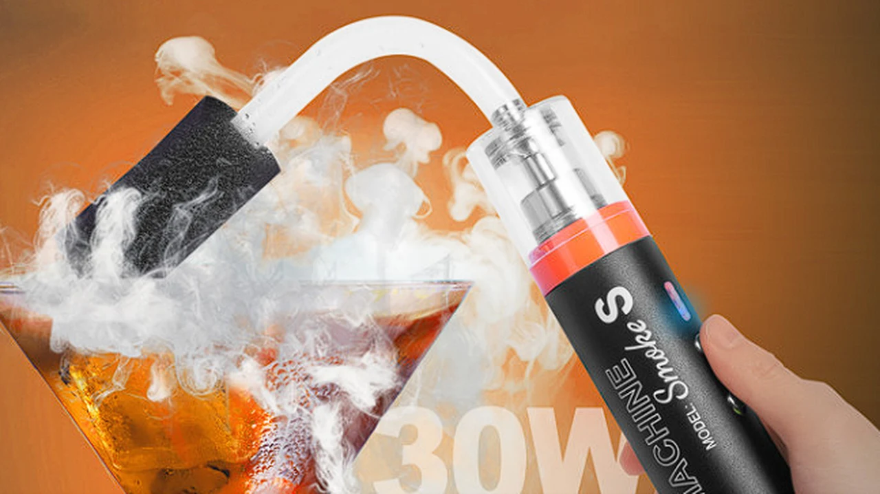 Add extra creativity to your photos with this portable fog machine