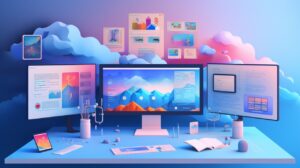 Creating website user interfaces using AI