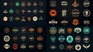 Designing logos with words using AI 2024