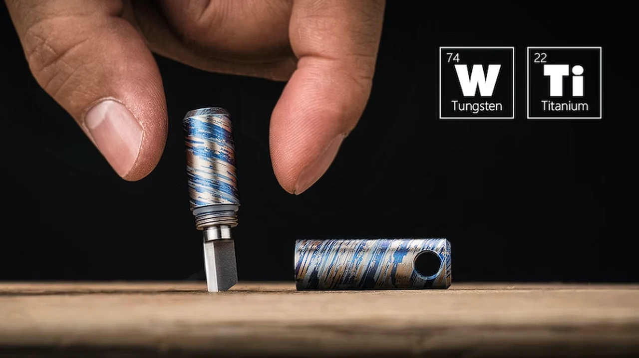 SHARKZ titanium EDC micro knife its Kickstarter