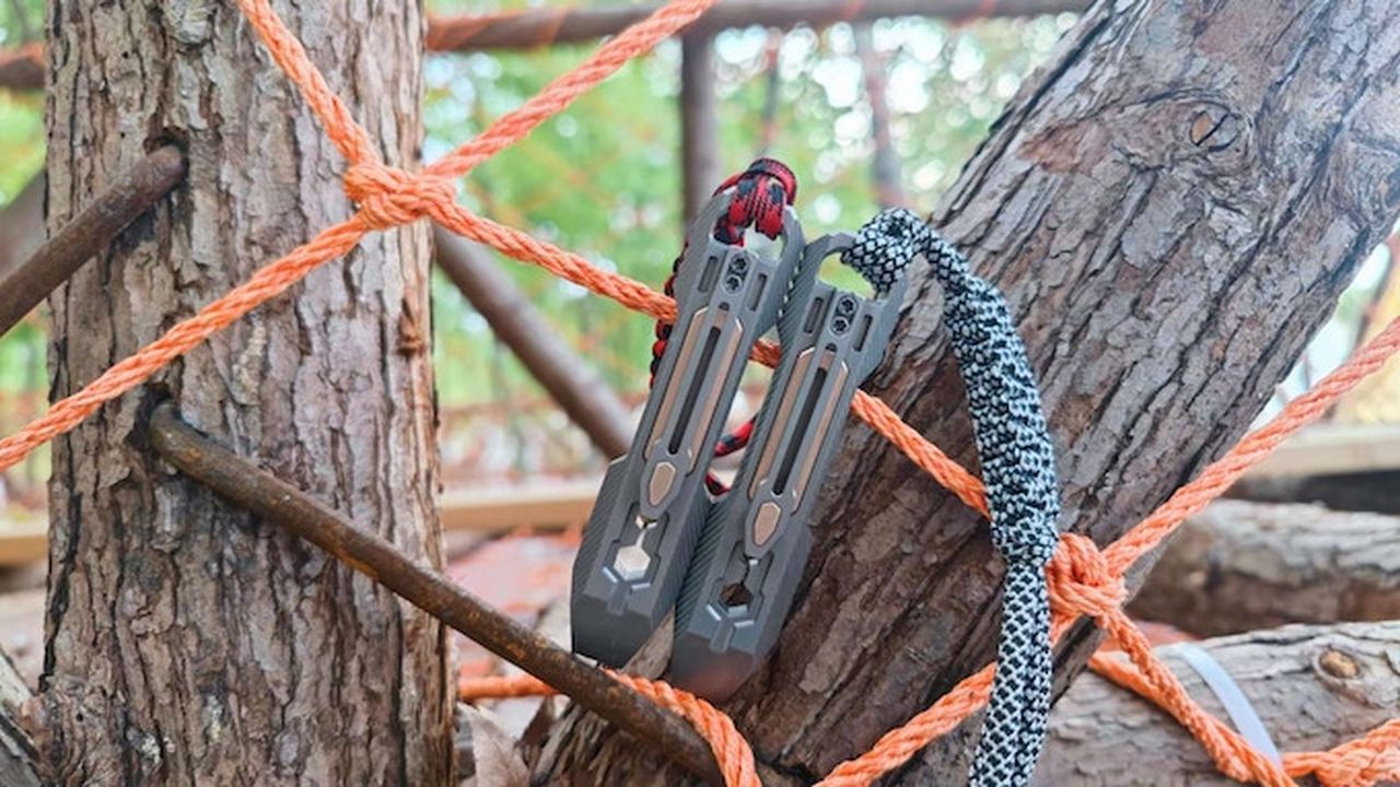 Tito Titanium Marlin Spike EDC Tool – 6.5” Anodized Titanium With Paracord, USA Seller
