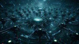 What are AI agent swarms