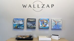 hang boardgames on the wall using magnets