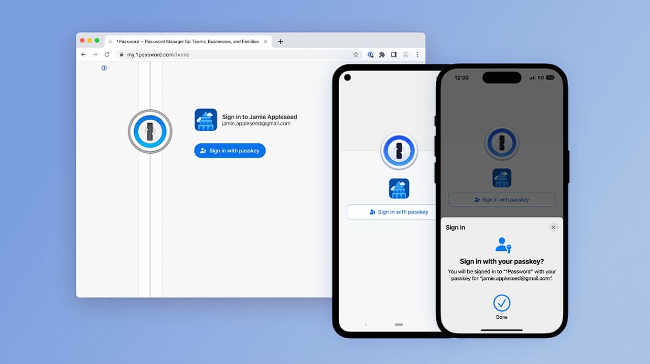 1Password passkey support rolls out