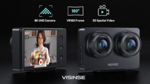 3D VR180 8K spatial video UHD camera