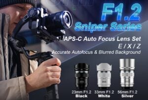 F1.2 APS-C autofocus camera lenses