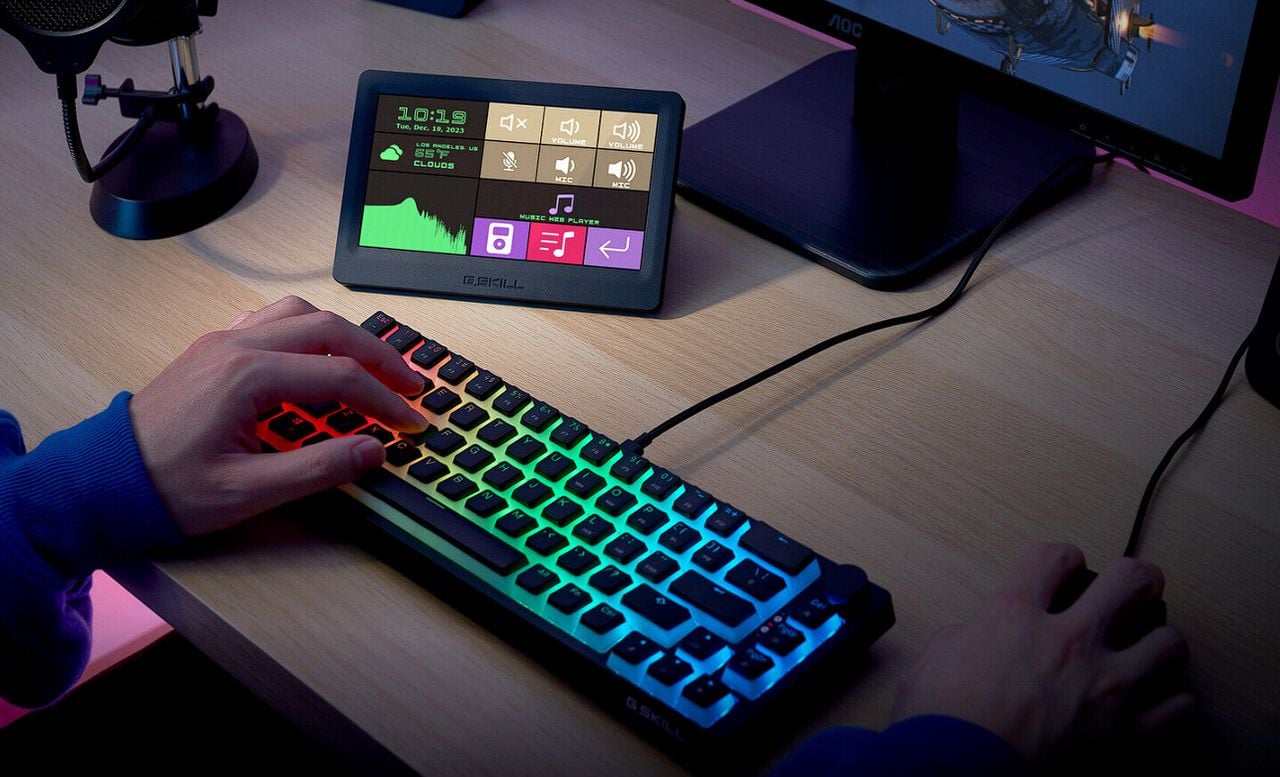 G.SKILL WigiDash PC Command Panel shortcut controller
