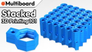 how to use Stack 3D printing for multiple prints at once