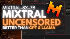 installing Mixtral uncensored AI model on your local computer for free