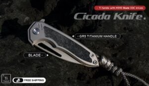 Cicada Gr5 Titanium EDC knife