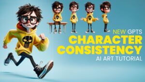 DallE 3 consistent characters using custom GPTs
