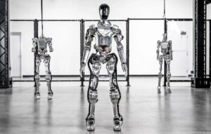 demonstration of Figure-01 humanoid robot making coffee