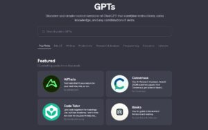 learn how to use the new OpenAI GPT store for custom GPTs