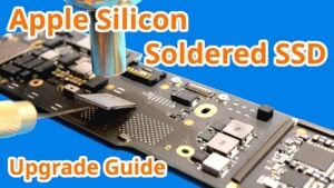 upgrading a soldered SSD in a Apple Silicon MacBook