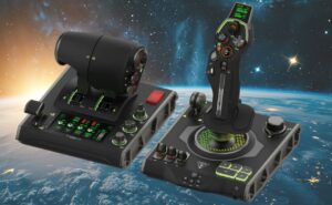 HOTAS flight simulator controller