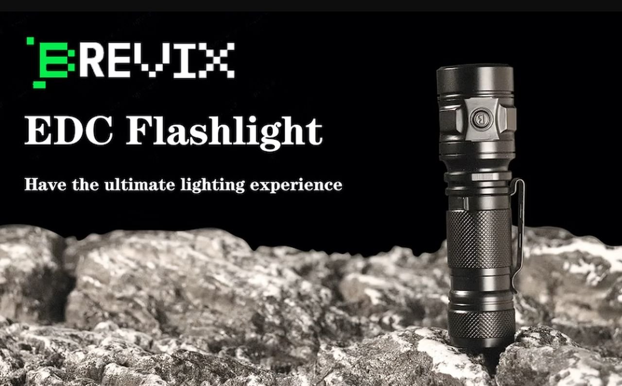 USB-C rechargeable EDC flashlight