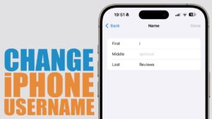 iPhone Username