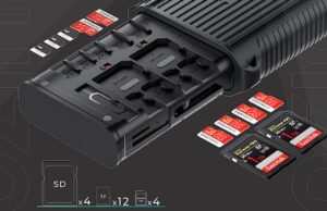 travel media case and SDcard reader
