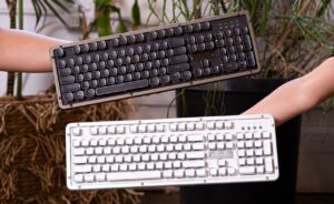 wireless and wired keyboard