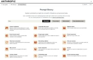 AI prompt library