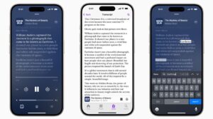Apple Podcast transcripts