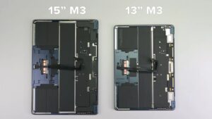 Inside the new Apple M3 MacBook Air laptop