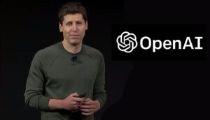 Sam Altman OpenAI CEO on stage